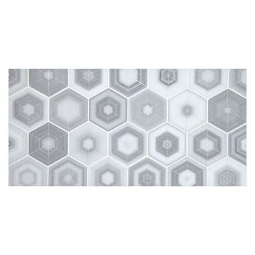 Gami - Ki | Grey Striato - Polished | Unique Mosaic Tile - Marble