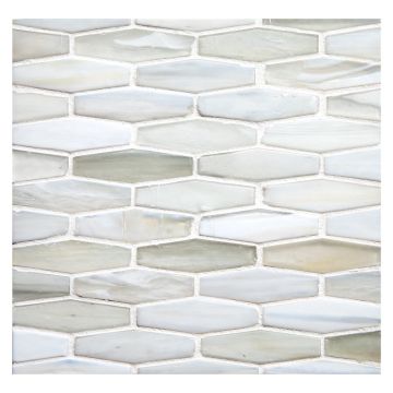 5/8" Cocktail glass mosaic in Aslon color with a silk finish.
