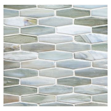 5/8" Cocktail glass mosaic in Pianso color with a pearl finish.