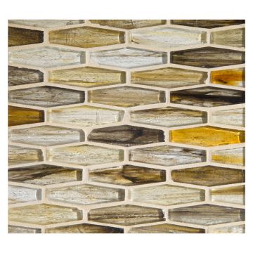 5/8" x 2" Cocktail glass mosaic in Ton color with a natural finish.