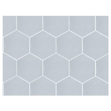 8" Hexagon | Azul - Matte | Parson Glazed Porcelain Tile