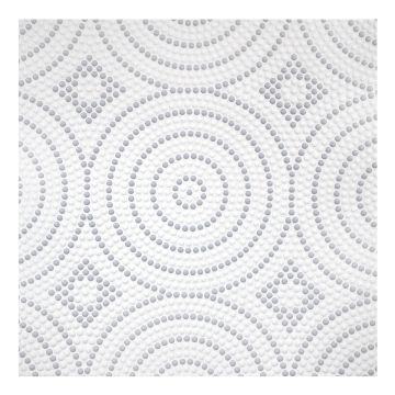 Rodeo Mosaic | White & Grigio - Gloss | Eco Design Glass