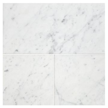6" x 12" Marble Tile | Carrara Claro Light - Honed | Stone Tile Collection