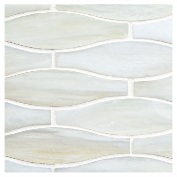 Toko glass mosaic in Aslon color with a silk finish.