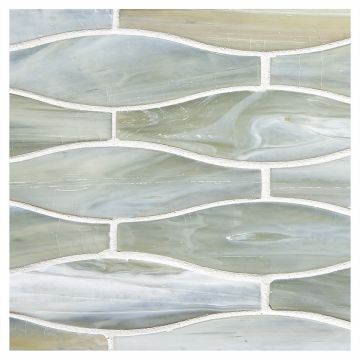 Toko glass mosaic in Pianso color with a silk finish.