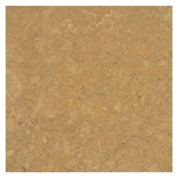 12" square tile in honed Golden Amber limestone.