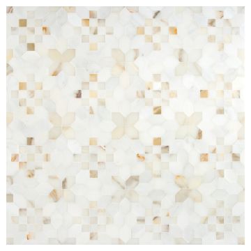 Lucerne | White Blossom Ultra Premium - Calacatta Gold - Honed | Mosaic Tile
