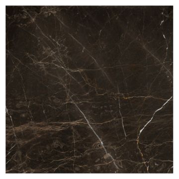 12" square tile in polished Rothson Extra marble.