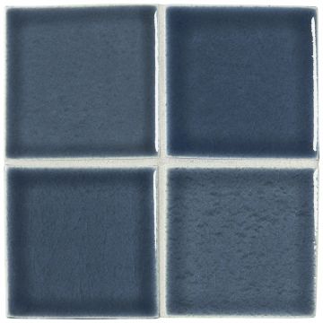 3" x 3" ceramic field tile in Aegean color with a gloss finish.