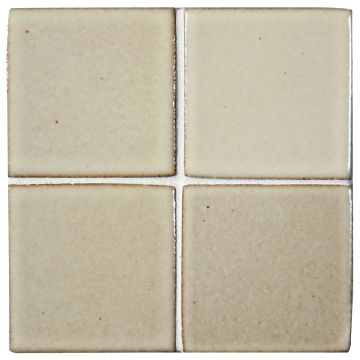 3" x 3" ceramic field tile in Beige White color with a matte finish.