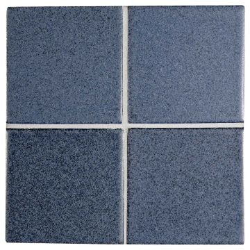 3" x 3" ceramic field tile in Blue Matte color with a matte finish.