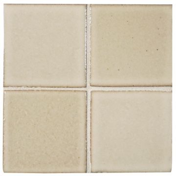 3" x 3" ceramic field tile in Buff color with a matte finish.