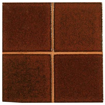 3" x 3" ceramic field tile in Iron 6 color with a matte finish.