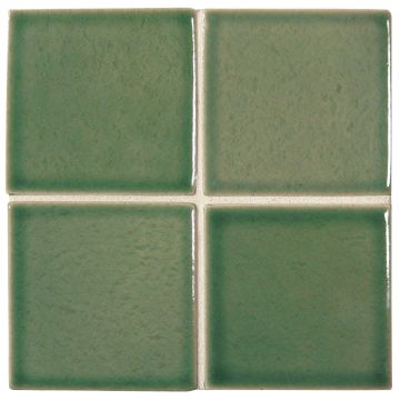 3" x 3" ceramic field tile in Julep color with a gloss finish.