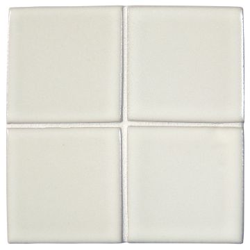 3" x 3" ceramic field tile in Pearl color with a matte finish.