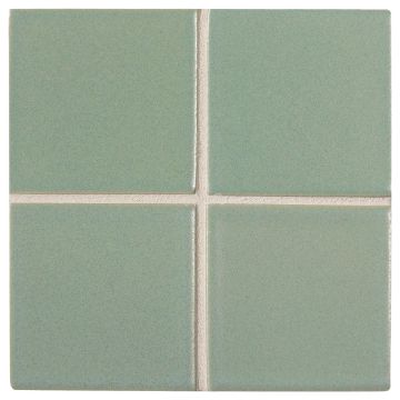3" x 3" ceramic field tile in Pistachio color with a matte finish.