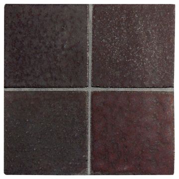 3" x 3" ceramic field tile in Vadar color with a Metallic finish.