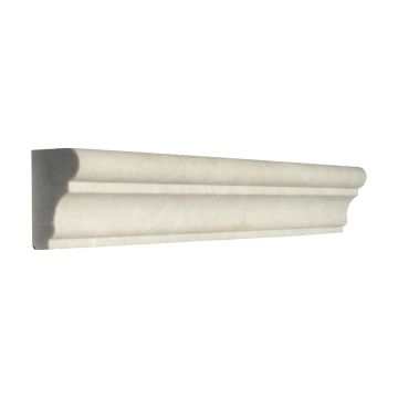 1-3/4" x 12" France Chair Rail molding in honed botticino marble.
