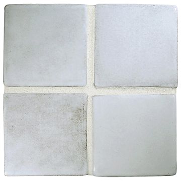 3" Square ceramic tile in Bruce White color with a Gloss finish.