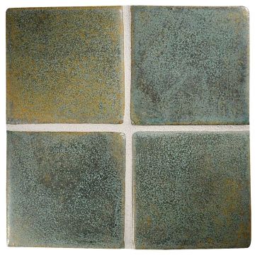 3" Square ceramic tile in Storm Green color with a matte finish.