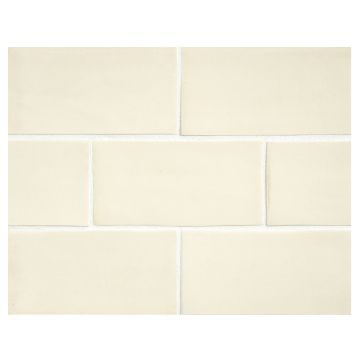 Tiepolo ceramic 2" x 4" tile in Ming color with a gloss finish.
