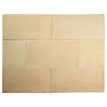 Tiepolo 2" x 4" ceramic field tile in Chestnut with a gloss finish.