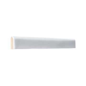 1" x 9" Zollage Bullnose ceramic trim in Grey It Be with a gloss finish.