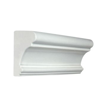 Vermeere Classical Rail Cap ceramic molding in Light Ocean Breeze gloss.