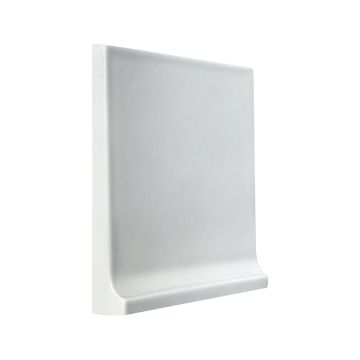 6" x 6" Coved Baseboard | Light Ocean Breeze - Gloss | Vermeere Ceramic Molding