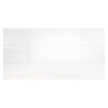 4" x 18" Marble Tile | White Whisp Dolomiti Ultra Premium - Honed | Stone Tile Collection