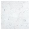 2-1/4" Hexagon Honey | Carrara Claro Light - Polished | Marble Mosaic Tile