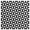 Rio | Thassos & Nero Marquina - Polished | Unique Mosaic Tile - Marble