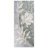 Peony Pattern | Ivory Cream - Blue Celeste - Kays Green - Polished | Marble Mosaic Masterworks Tile