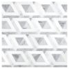 Winston's Window | White Whisp Dolomiti - Carrara Claro Light - Carrara Scuro Select - Polished | Visual Dimensions Marble Mosaic