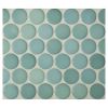 1" Penny Round | Ocean Green - Gloss | Glazed Porcelain Mosaic Tile