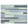 Stagger Blend Mosaic | Davenport Blend - Gloss & Matte | Phenomena Glass Tile Collection