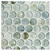 3/4" Penny Round | Selium - Natural | Zumi Structured Glass Mosaic