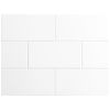 4" x 8" Field Tile | White - Gloss | Nori Ceramic Collection