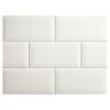 4" x 8" Beveled Tile | Balsa - Gloss | Nori Ceramic Collection