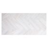 1" x 4" Herringbone | Ice Cap Mist - Honed | Marble Mosaic Tile