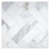 2" x 6" Herringbone | Calacatta - Honed | Marble Mosaic Tile