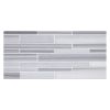 Stagger Mosaic | Grey Striato - Polished | Marble Tile