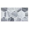 3" Hexagon | Bardiglio Turno - Polished | Marble Mosaic Tile