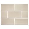 3" x 6" Subway Tile | Grey Mist - Crackle | Vermeere Ceramics