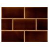 3" x 6" Subway Tile | Sable Brown - Fluid Glaze Crackle | Vermeere Ceramics