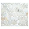 1" Hexagon Mosaic | Aslon - Silk | Ajete Glass Collection