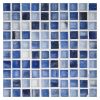 1/2" x 1/2" Mini Mosaic | Antiny - Silk | Zumi Structured Glass Collection