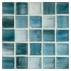 1" x 1" Mosaic | Iobine - Silk | Zumi Structured Glass Collection