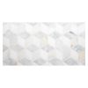 Optic Cube | Thassos - Calacatta - Carrara - Polished & Honed | Unique Mosaic Tile - Marble