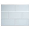 3" x 6" Field Tile | Blue - Crackle | Bridgehampton Ceramic Collection